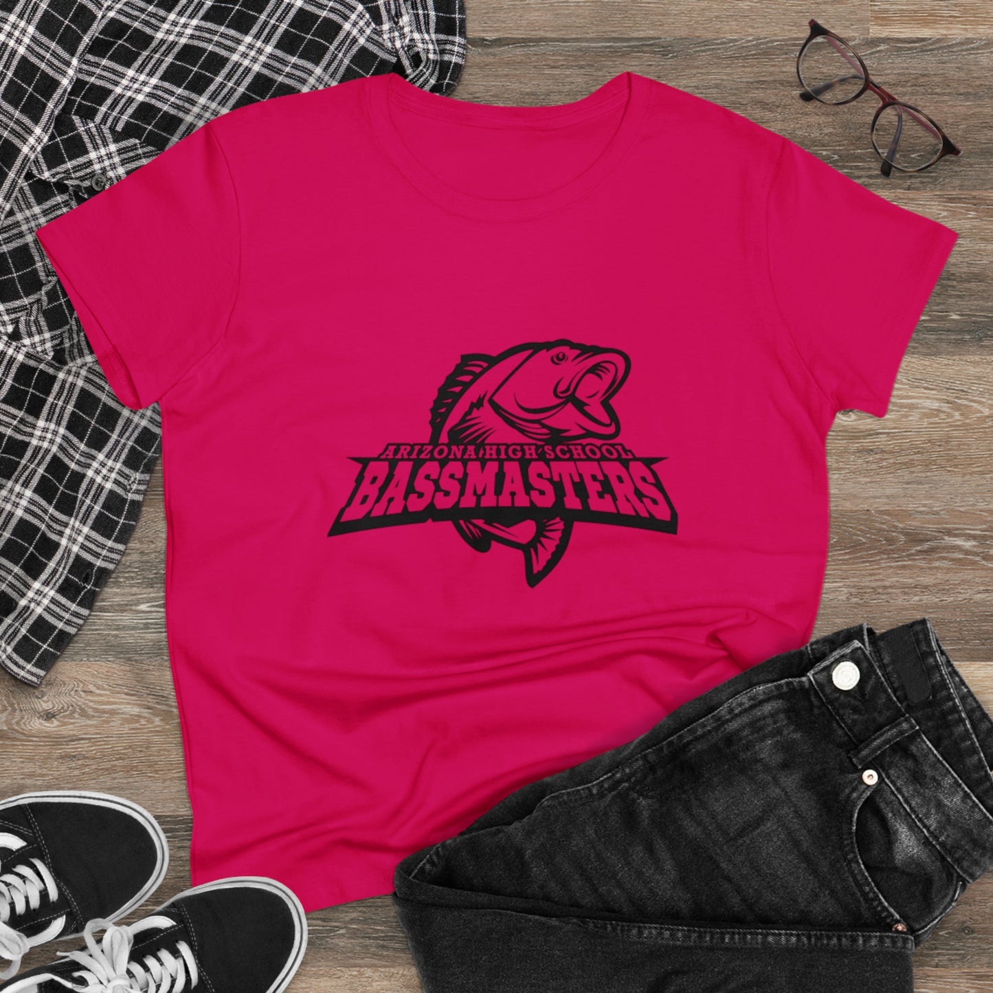 Junior Bassmasters High School - BASS MOM - Black Logo