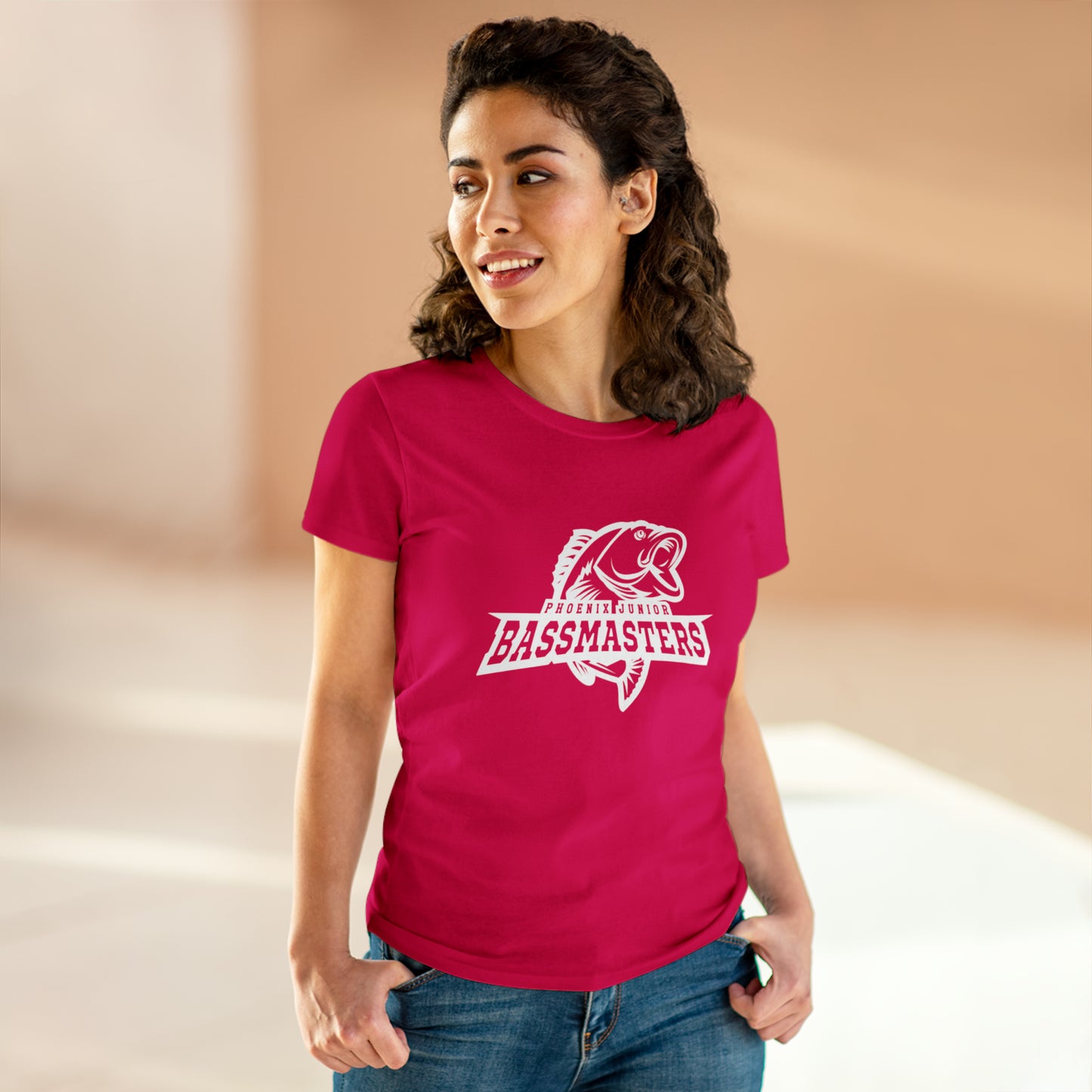 Junior Bassmasters - BASS MOM - White Logo