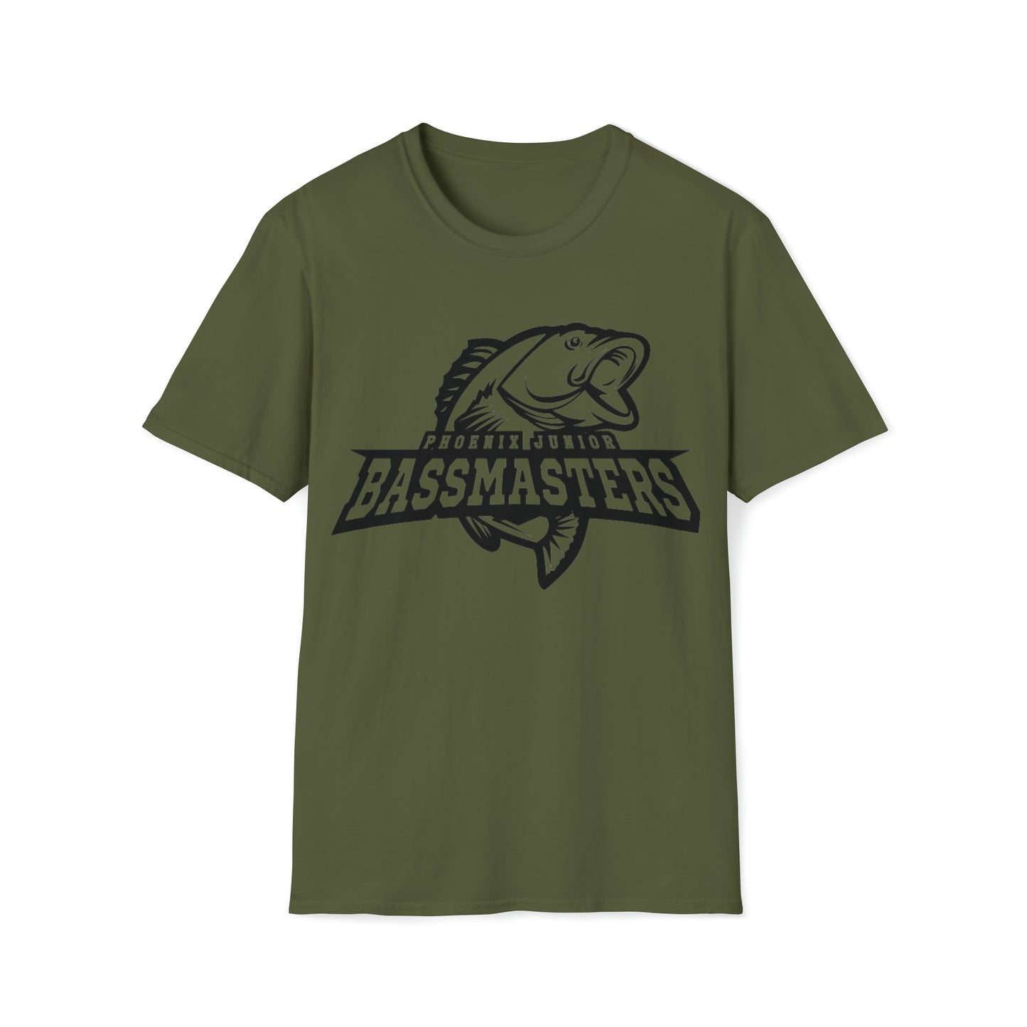 CUSTOM Junior Bassmaster Adult Tee - Black Logo