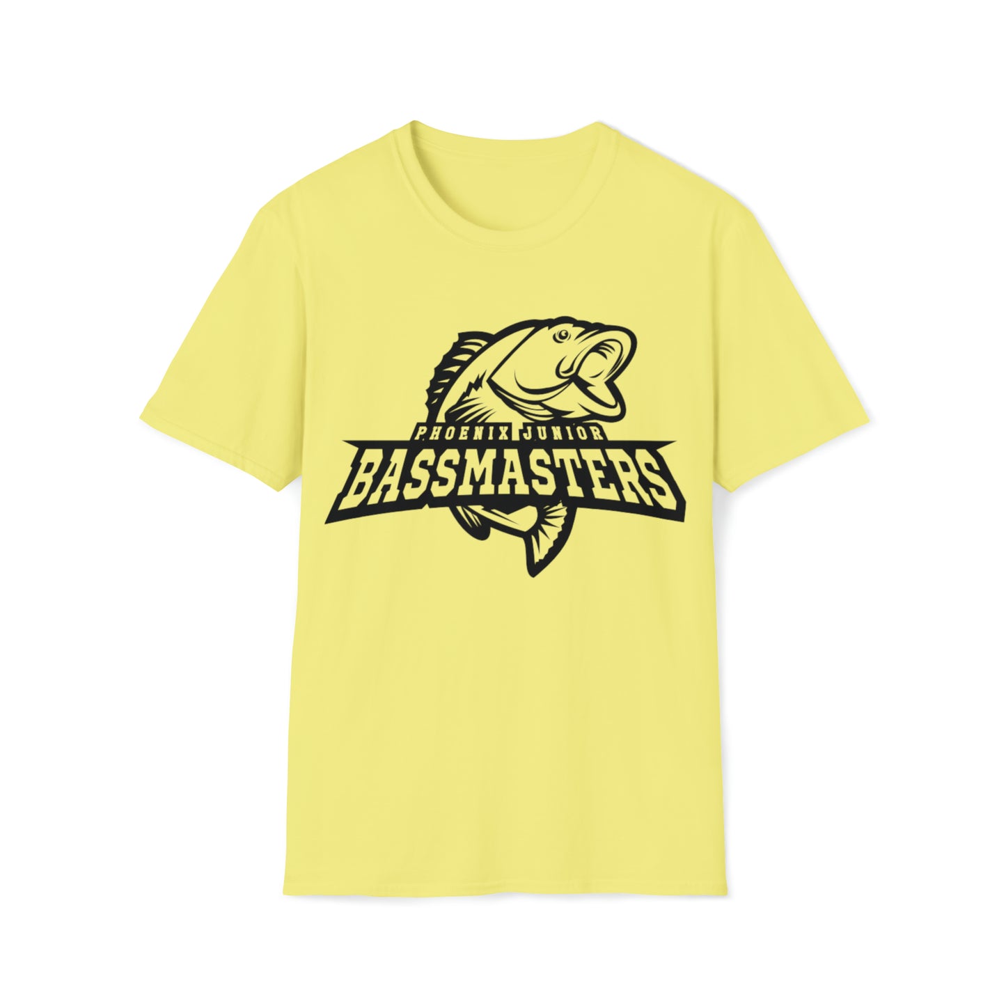 CUSTOM Junior Bassmaster Adult Tee - Black Logo
