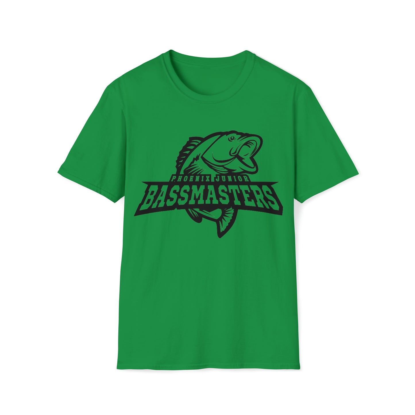 CUSTOM Junior Bassmaster Adult Tee - Black Logo