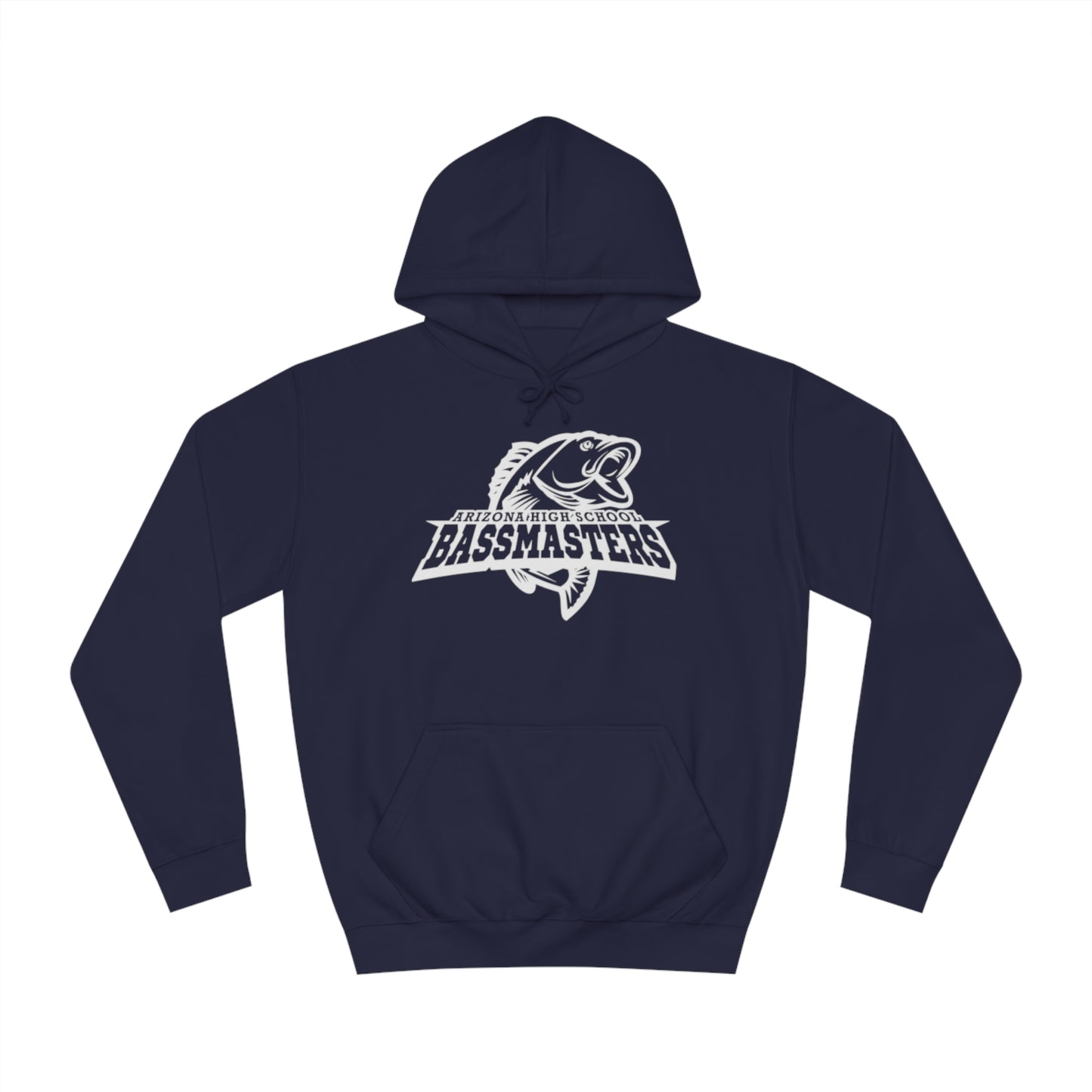 CUSTOM - Junior Bassmasters High School Adult Hoodie - White Logo