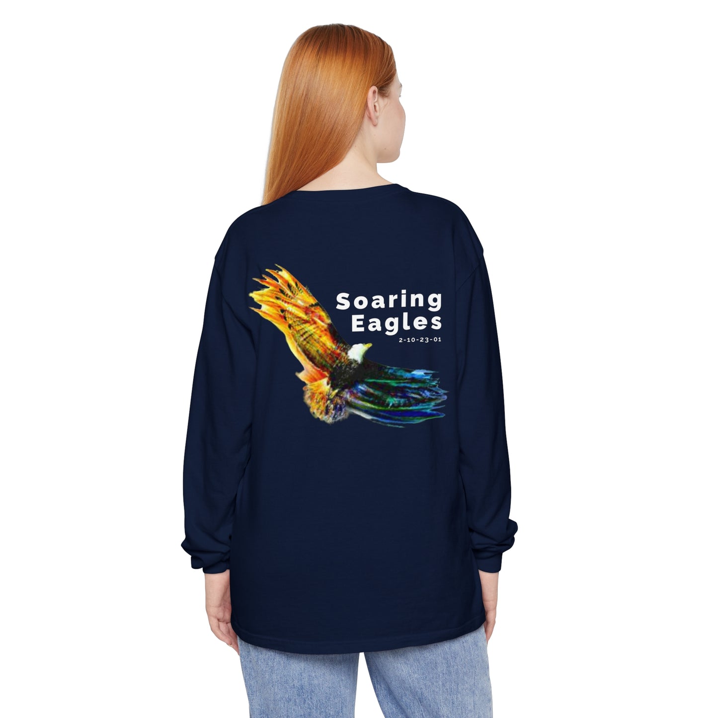 Wood Badge 2023 - Unisex Garment-dyed Long Sleeve T-Shirt - Eagle Patrol