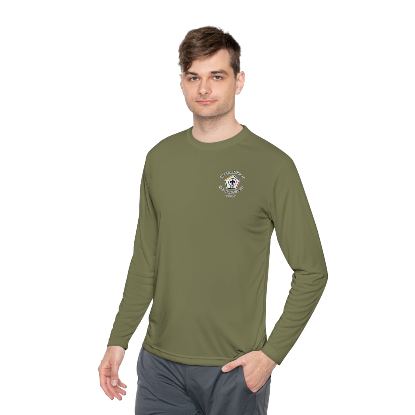Wood Badge 2023 - Unisex Lightweight Long Sleeve Tee - Bobwhites Patrol