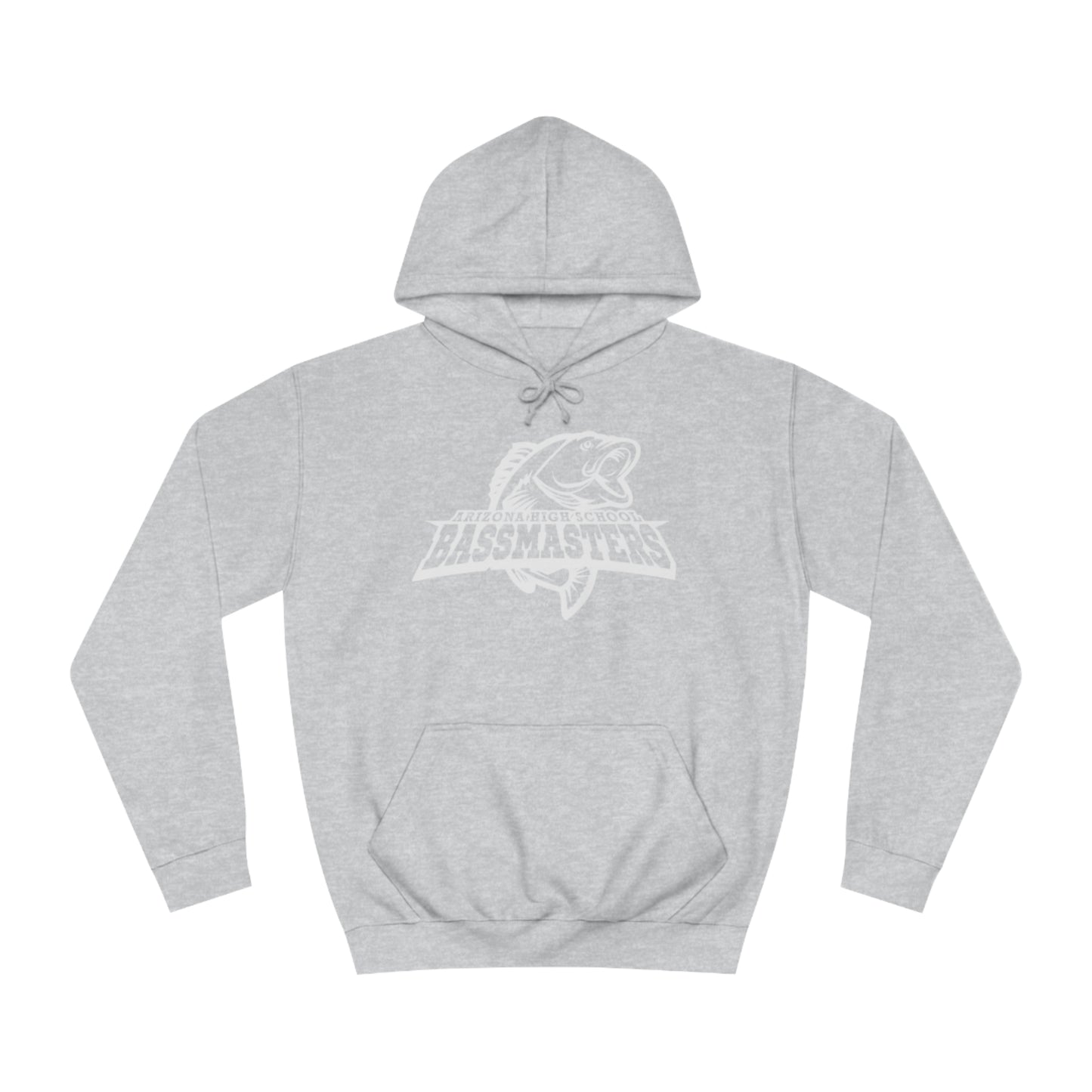 CUSTOM - Junior Bassmasters High School Adult Hoodie - White Logo