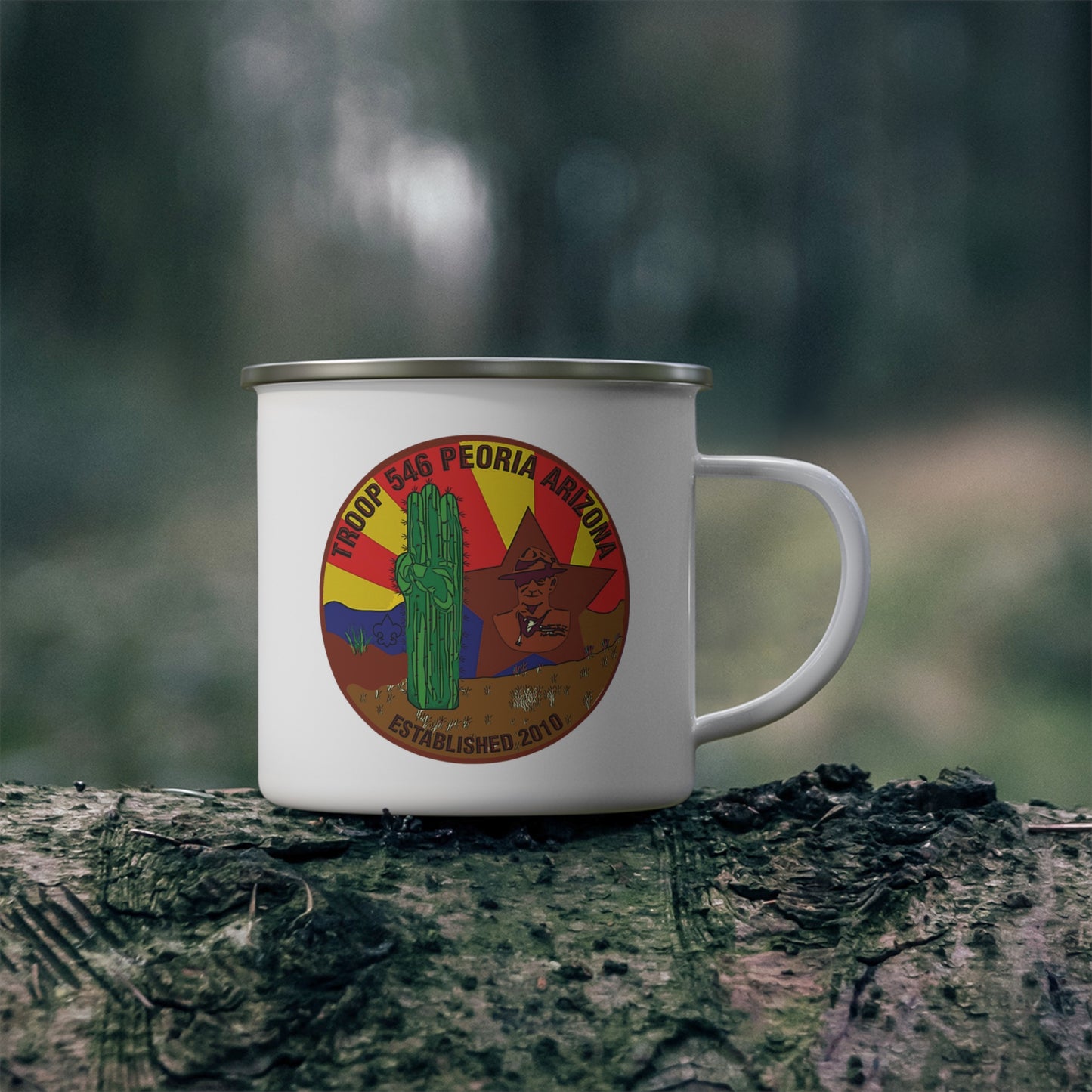 Troop 546 - Enamel Camping Mug (FORSYTHE)