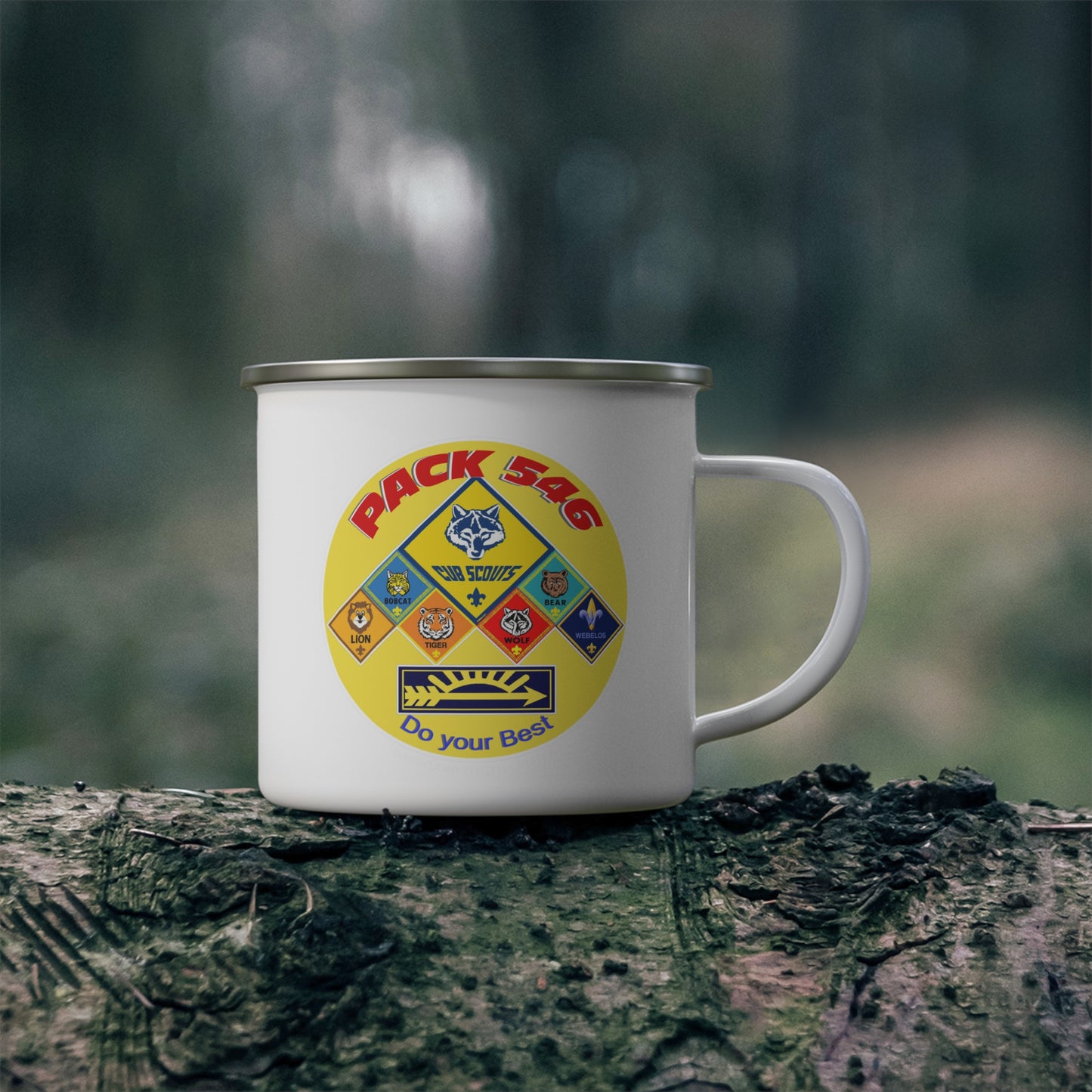 Pack 546 - Enamel Camping Mug