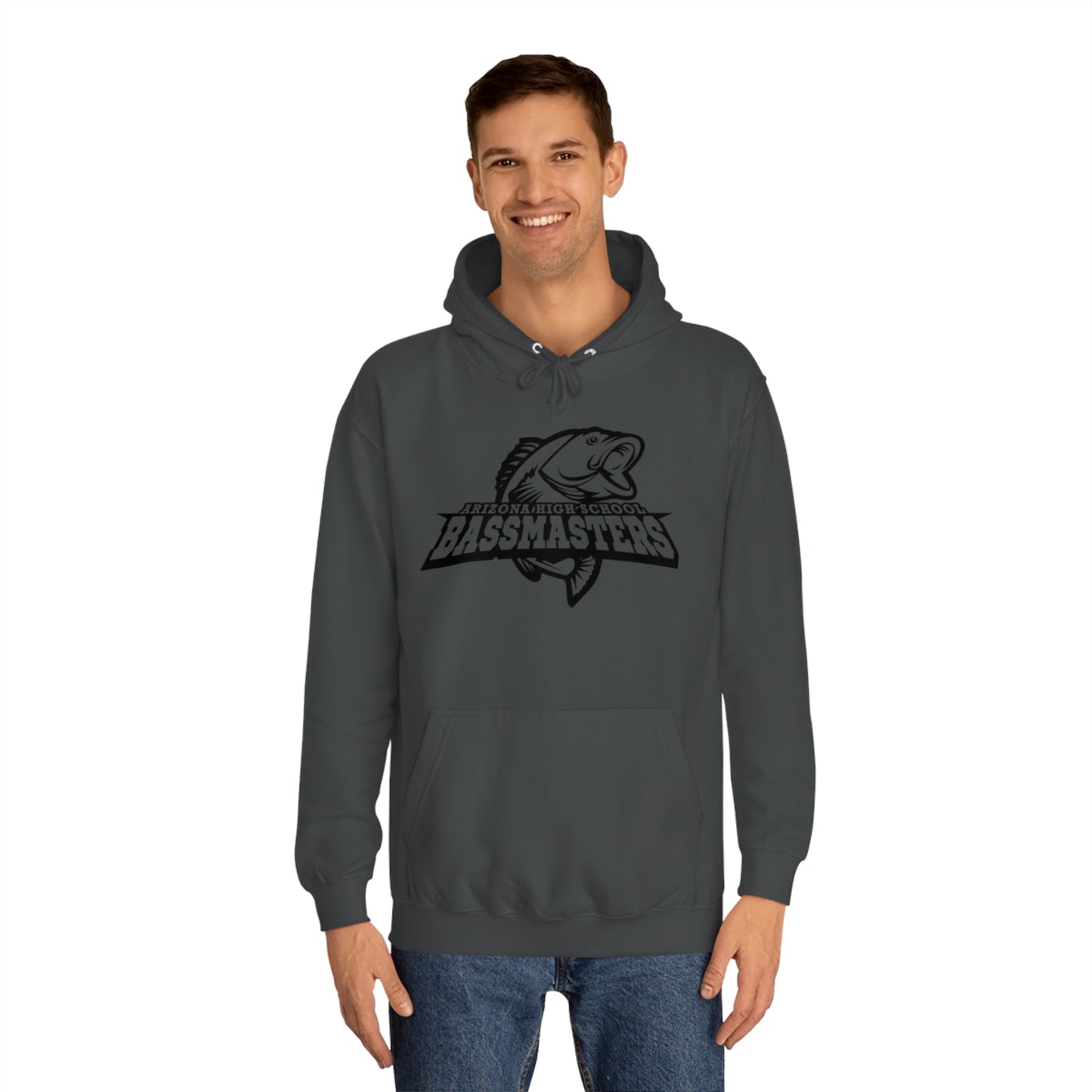 Junior Bassmasters High School Hoodie - BASS MOM - Black Logo