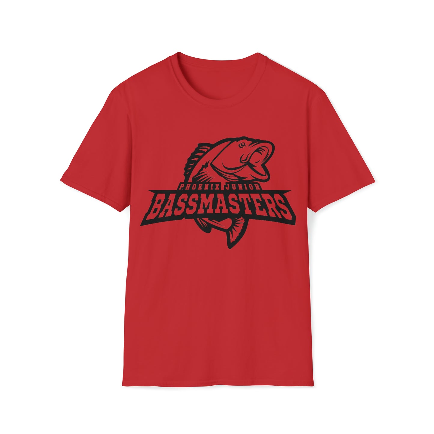 CUSTOM Junior Bassmaster Adult Tee - Black Logo
