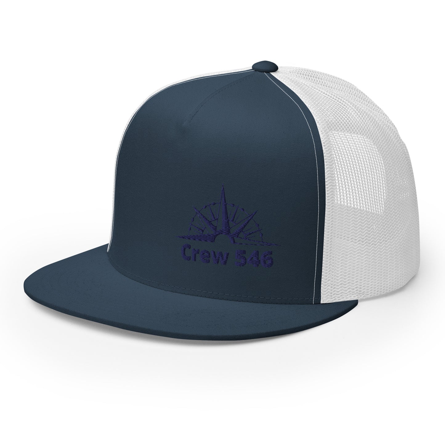 Crew 546 - Trucker Cap (Navy Logo)