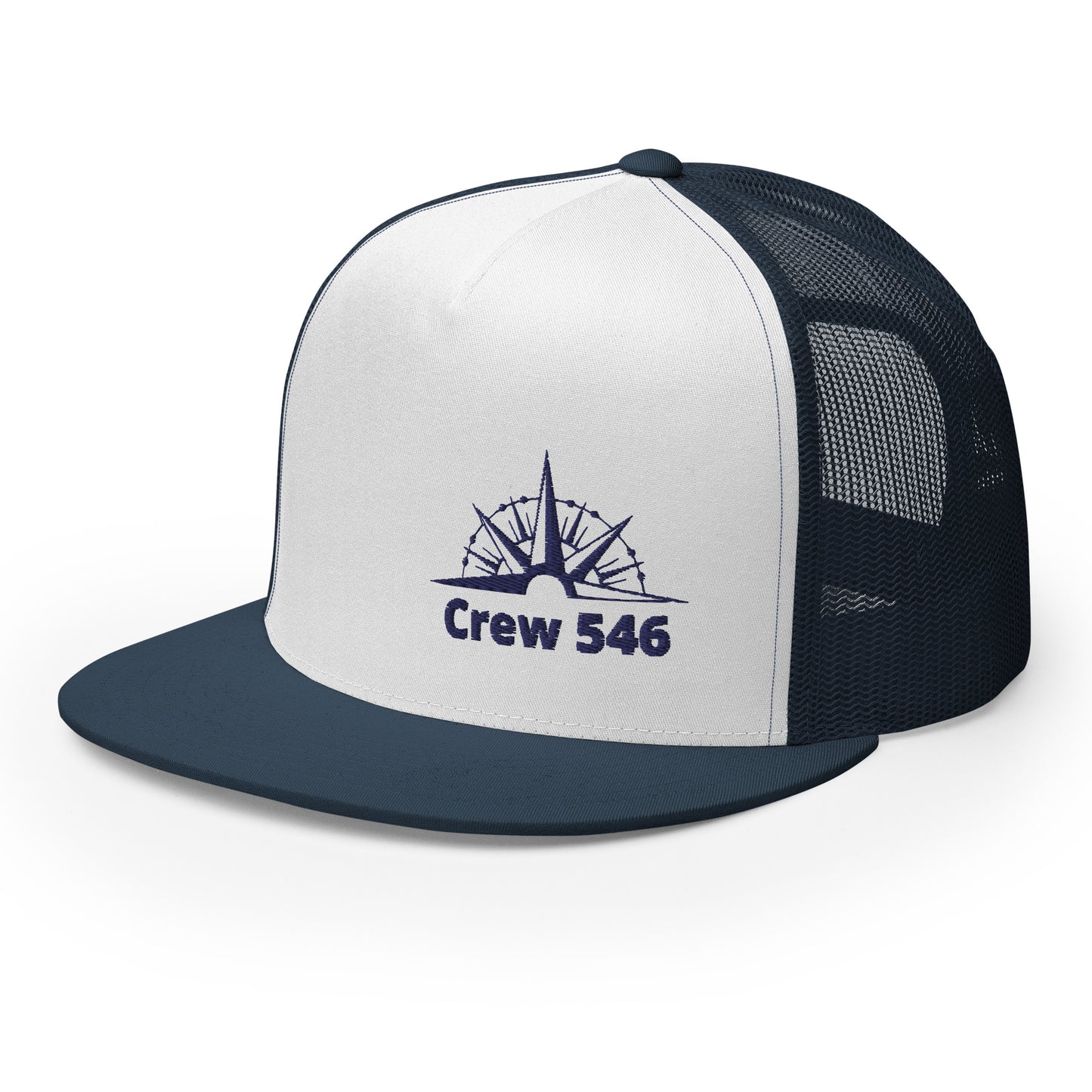 Crew 546 - Trucker Cap (Navy Logo)