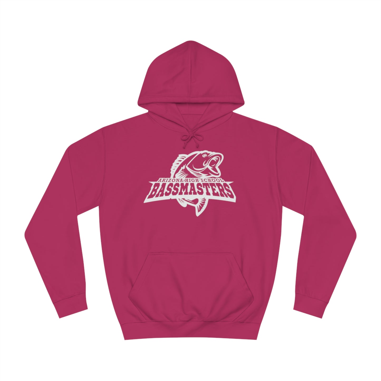 CUSTOM - Junior Bassmasters High School Adult Hoodie - White Logo