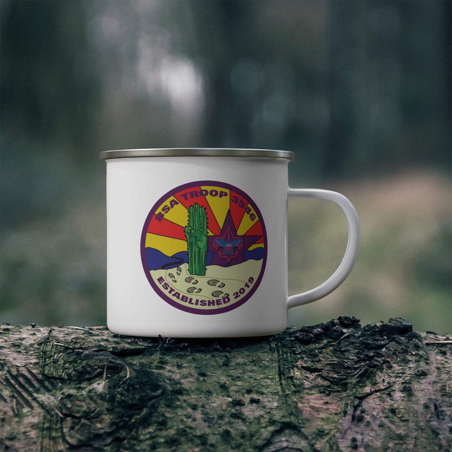 Troop 3546 - Enamel Camping Mug (ELLISON)