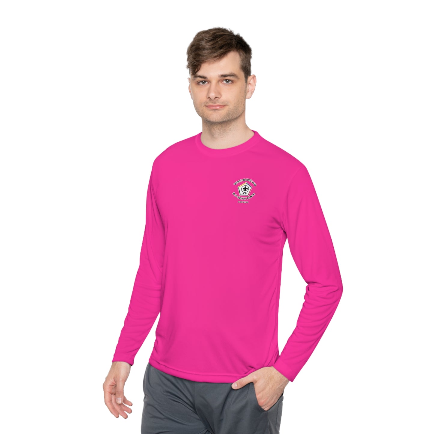 Wood Badge 2023 - Unisex Lightweight Long Sleeve Tee - Beaver Patrol