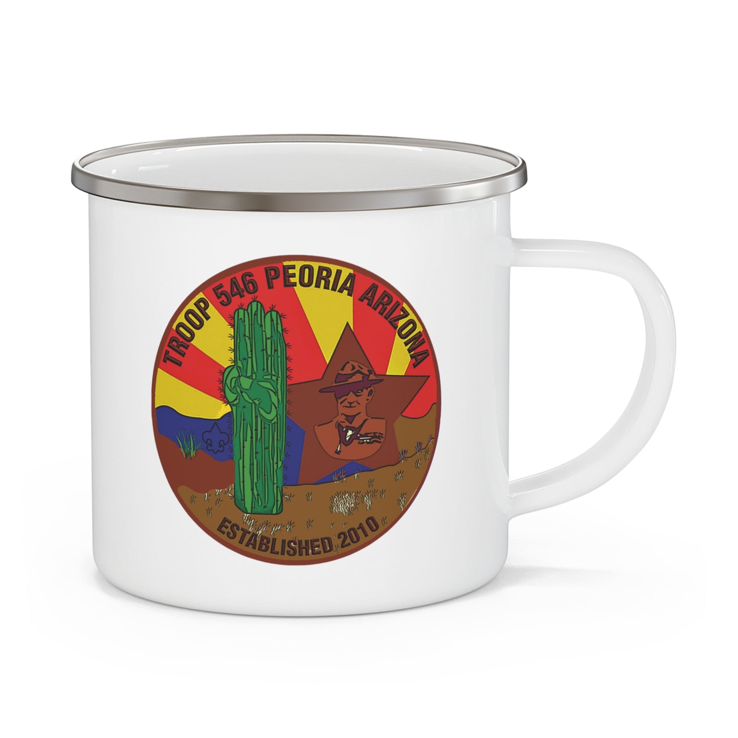 Troop 546 - Enamel Camping Mug (FORSYTHE)