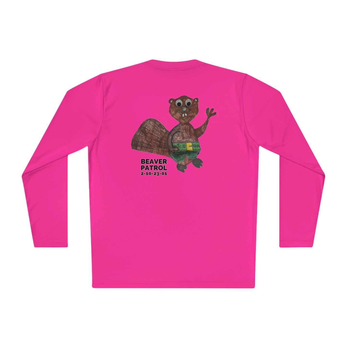 Wood Badge 2023 - Unisex Lightweight Long Sleeve Tee - Beaver Patrol