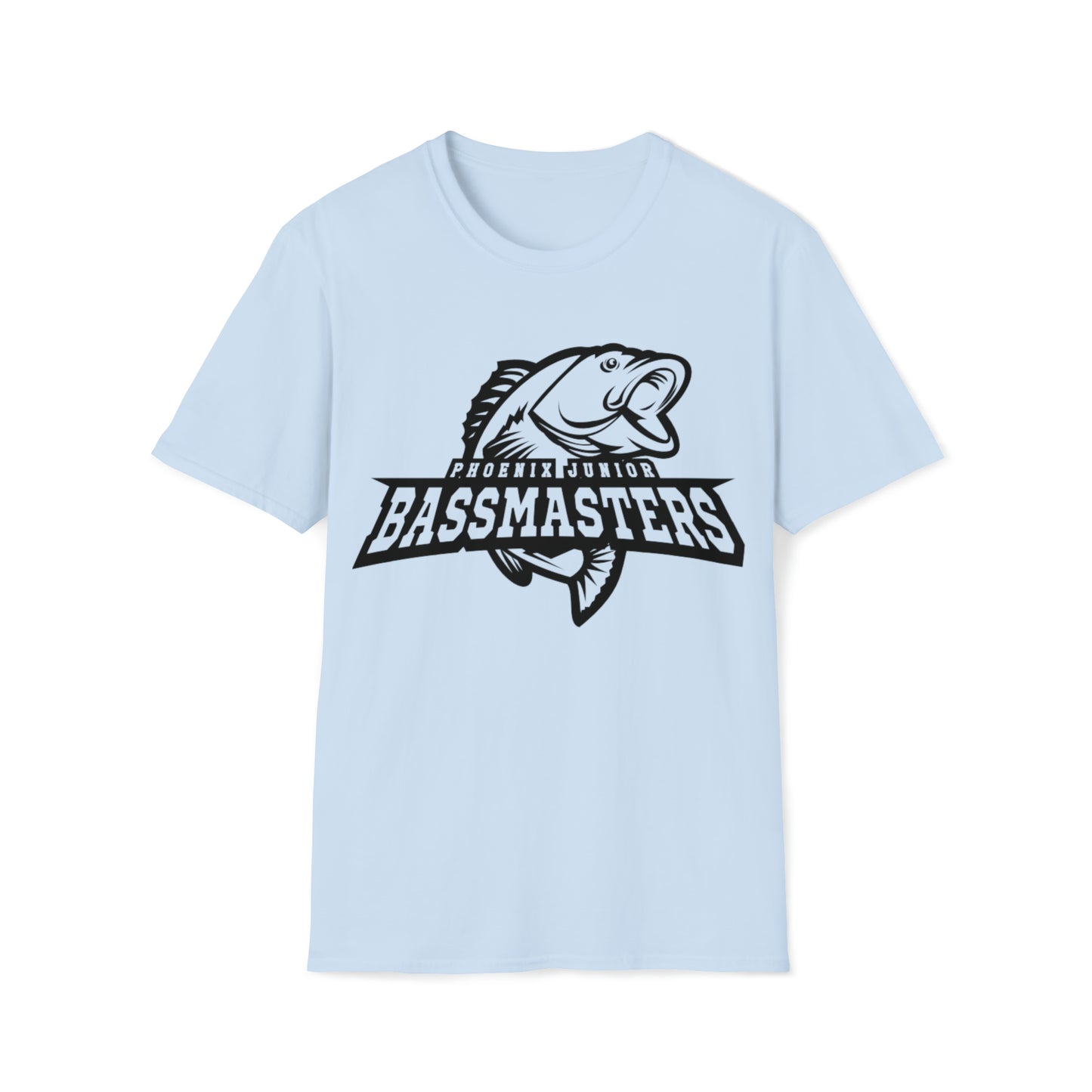 CUSTOM Junior Bassmaster Adult Tee - Black Logo