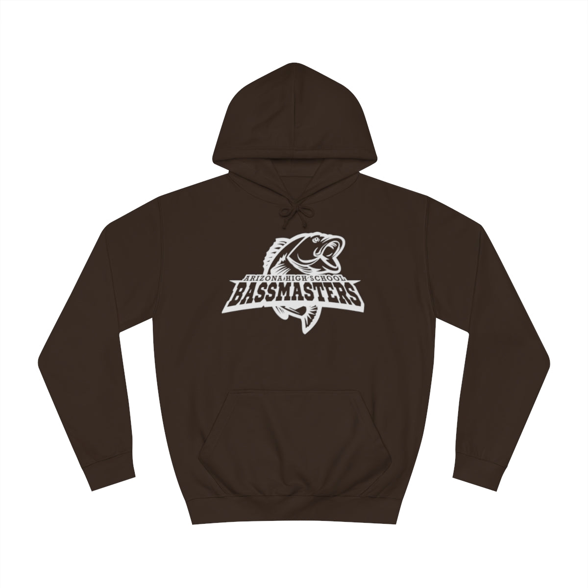 Junior Bassmasters High School Adult Hoodie - White Logo