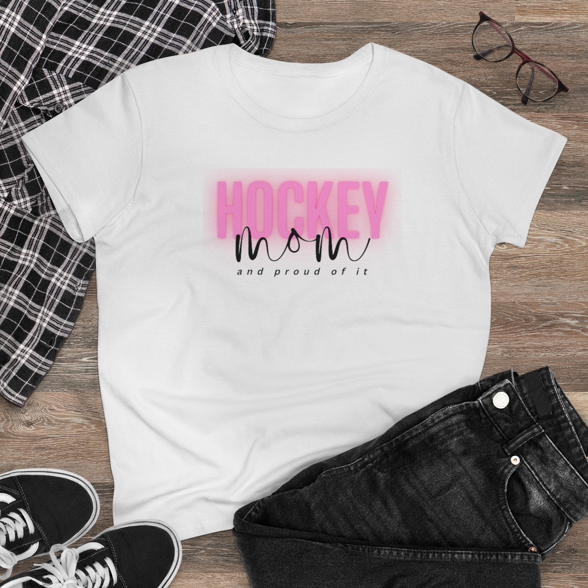 Hockey Mom and Proud of it - Ladies Tee