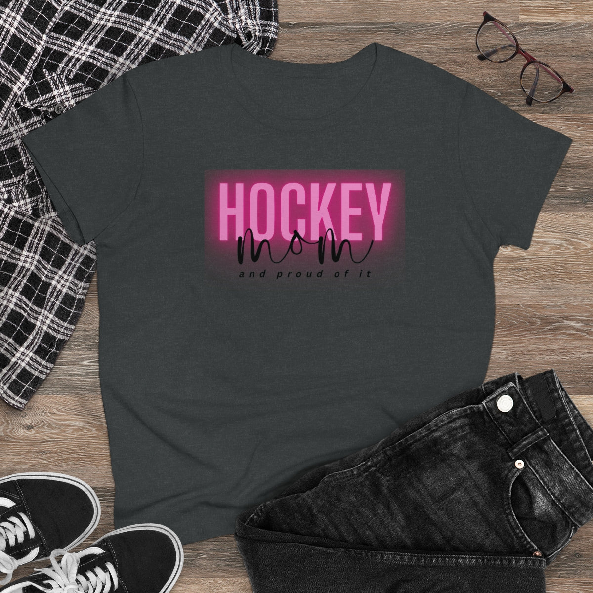 Hockey Mom and Proud of it - Ladies Tee