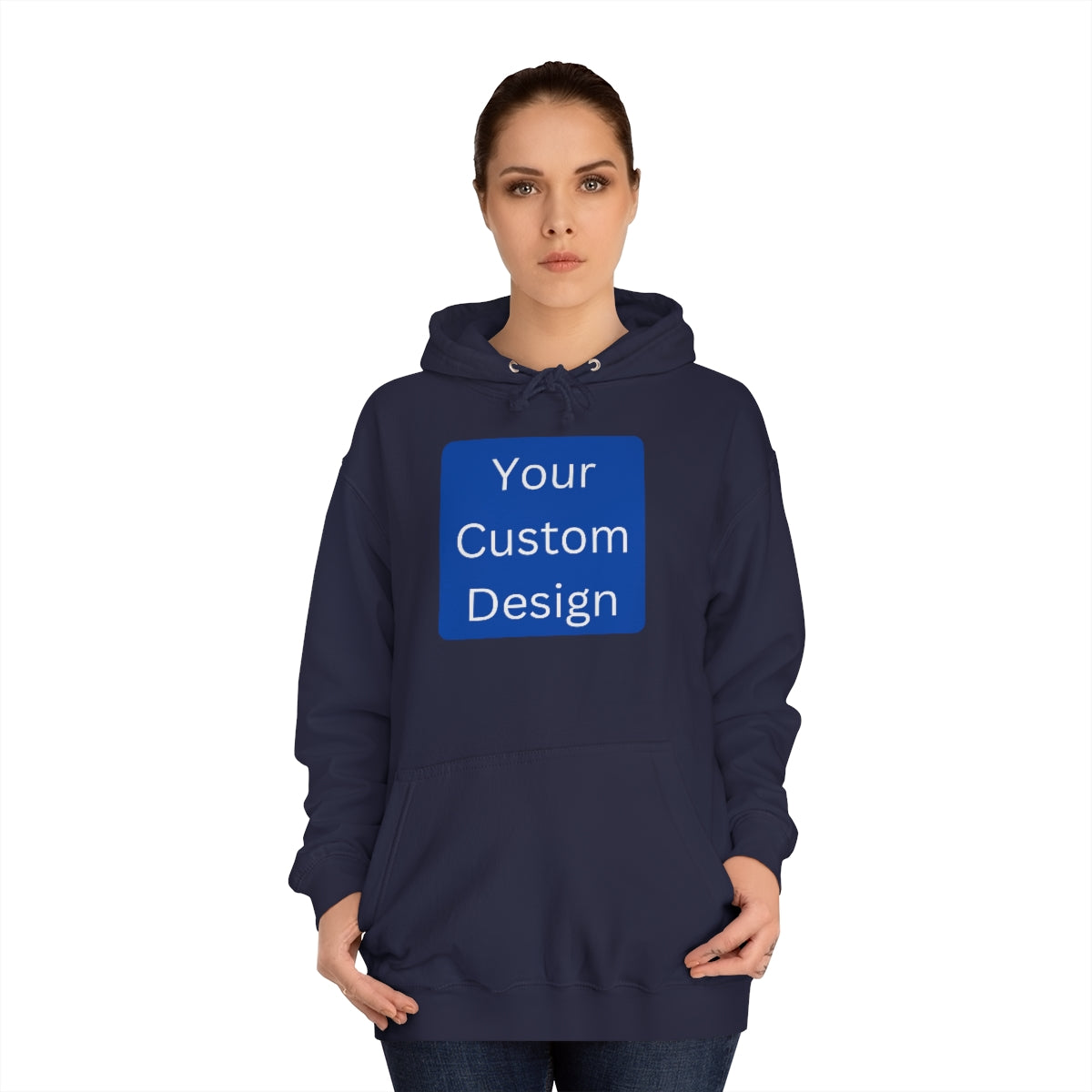 Unisex College Hoodie - Customization (Front Design Only)