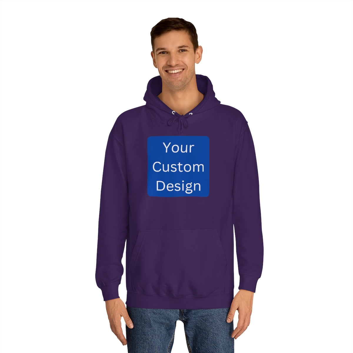 Unisex College Hoodie - Customization (Front Design Only)