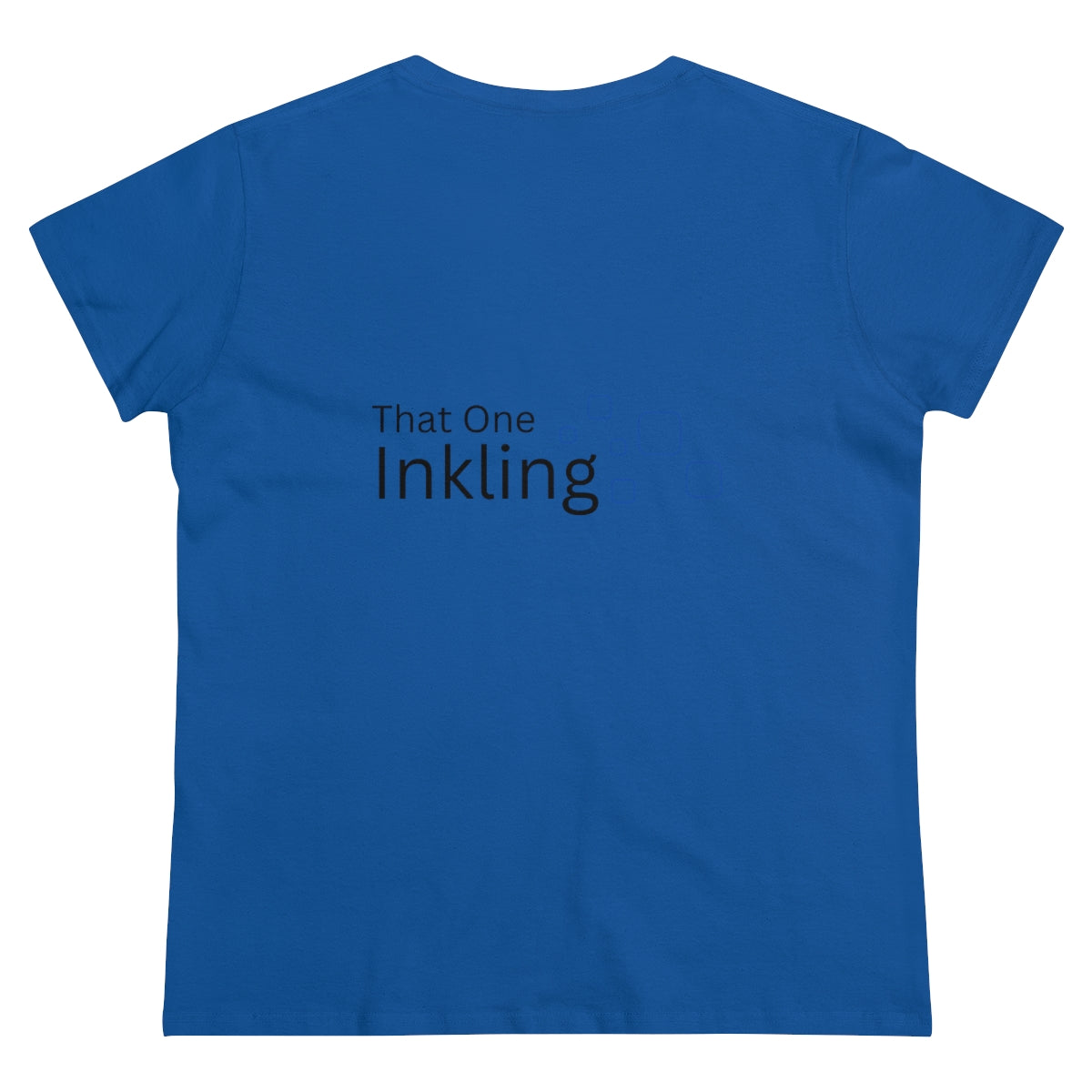 Women's Midweight Cotton Tee (Front and Back Design)