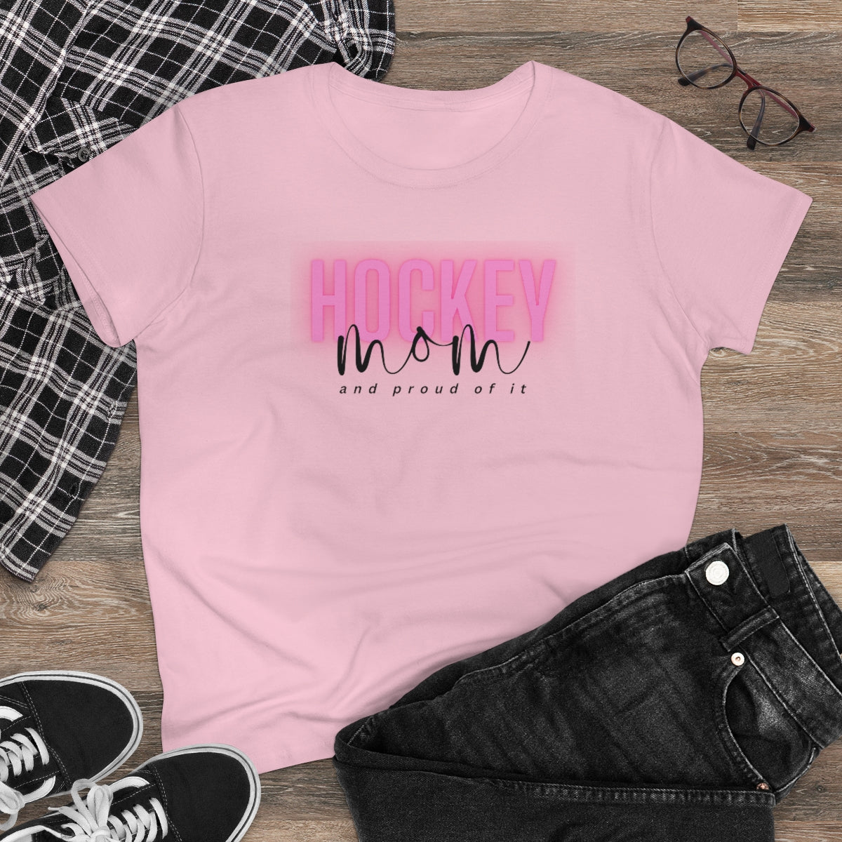 Hockey Mom and Proud of it - Ladies Tee