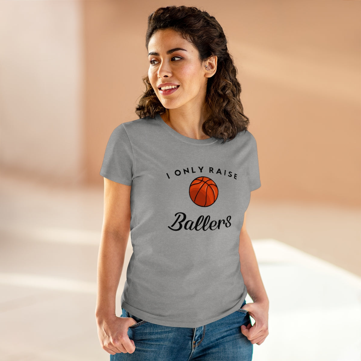 I only Raise (Basket)Ballers - Ladies Tee