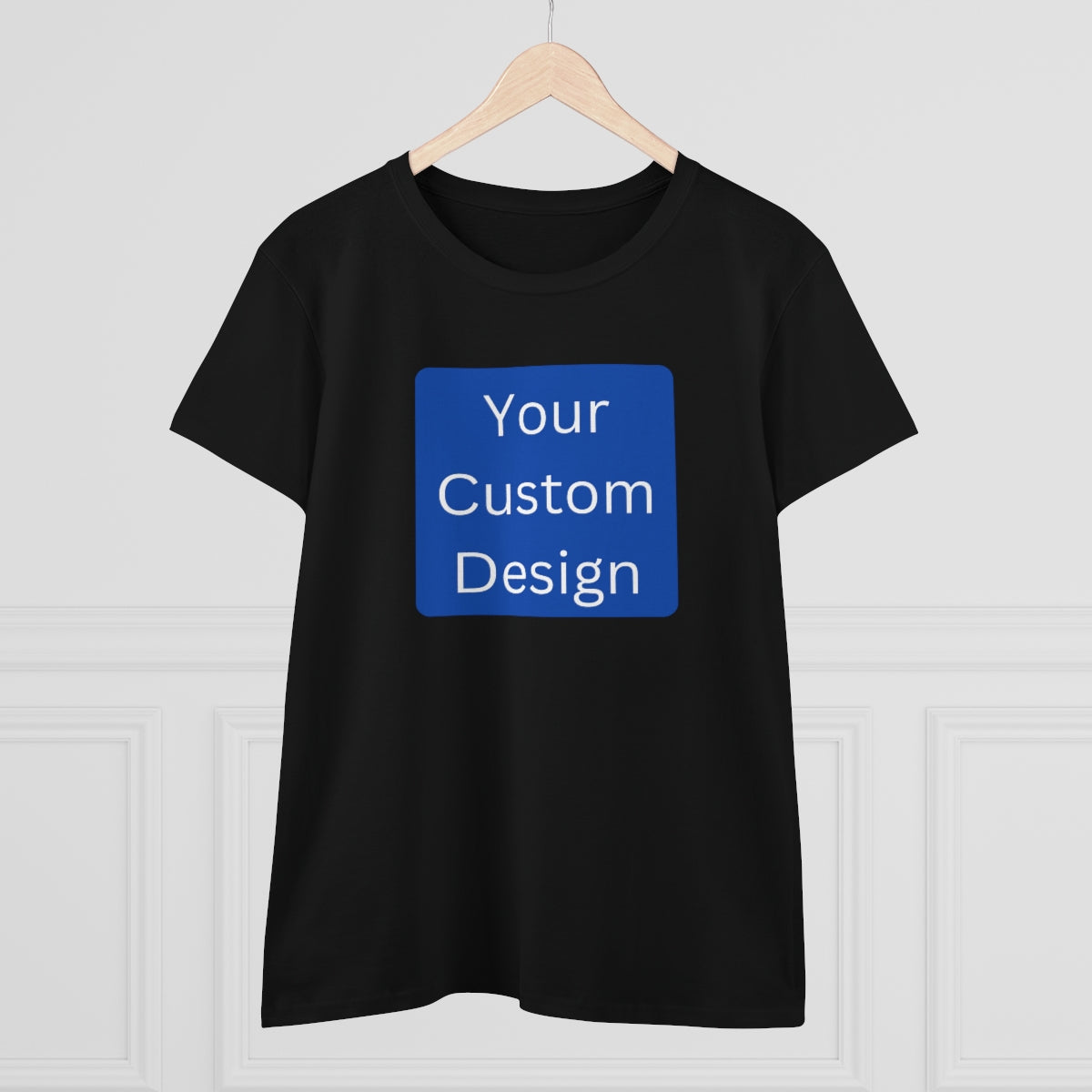 Women's Midweight Cotton Tee (Front and Back Design)