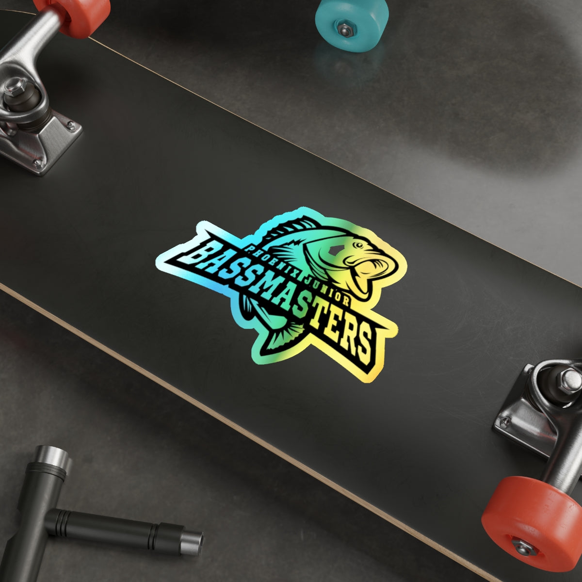 Holographic Die-cut Stickers - Junior Bassmasters