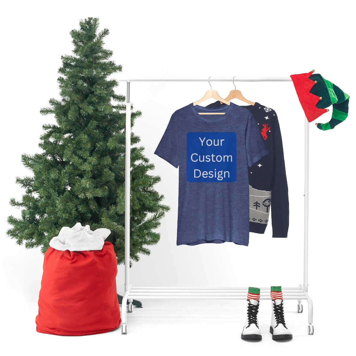 Unisex Jersey Short Sleeve Tee (Front and Back Design)