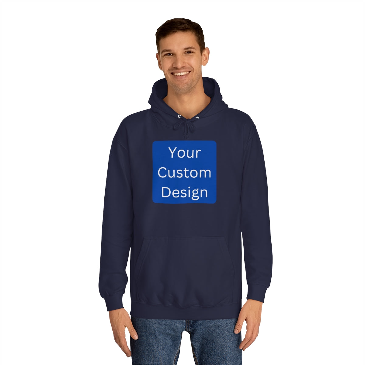 Unisex College Hoodie - Customization (Front Design Only)