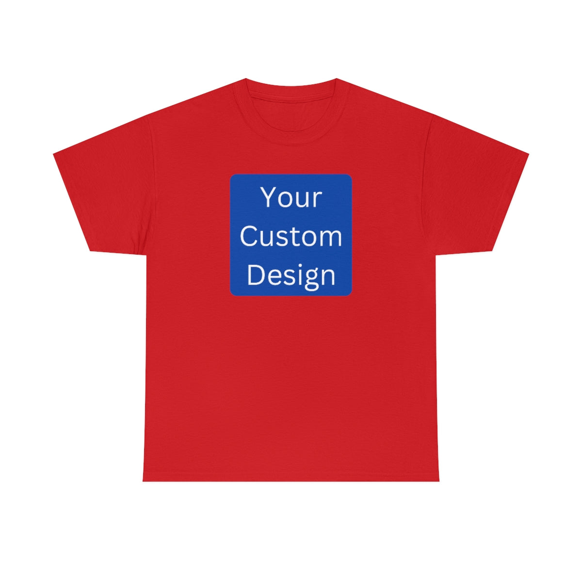 Unisex Heavy Cotton Tee (Front and Back Design)