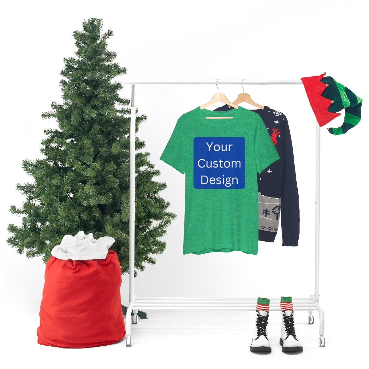 Unisex Jersey Short Sleeve Tee (Front and Back Design)