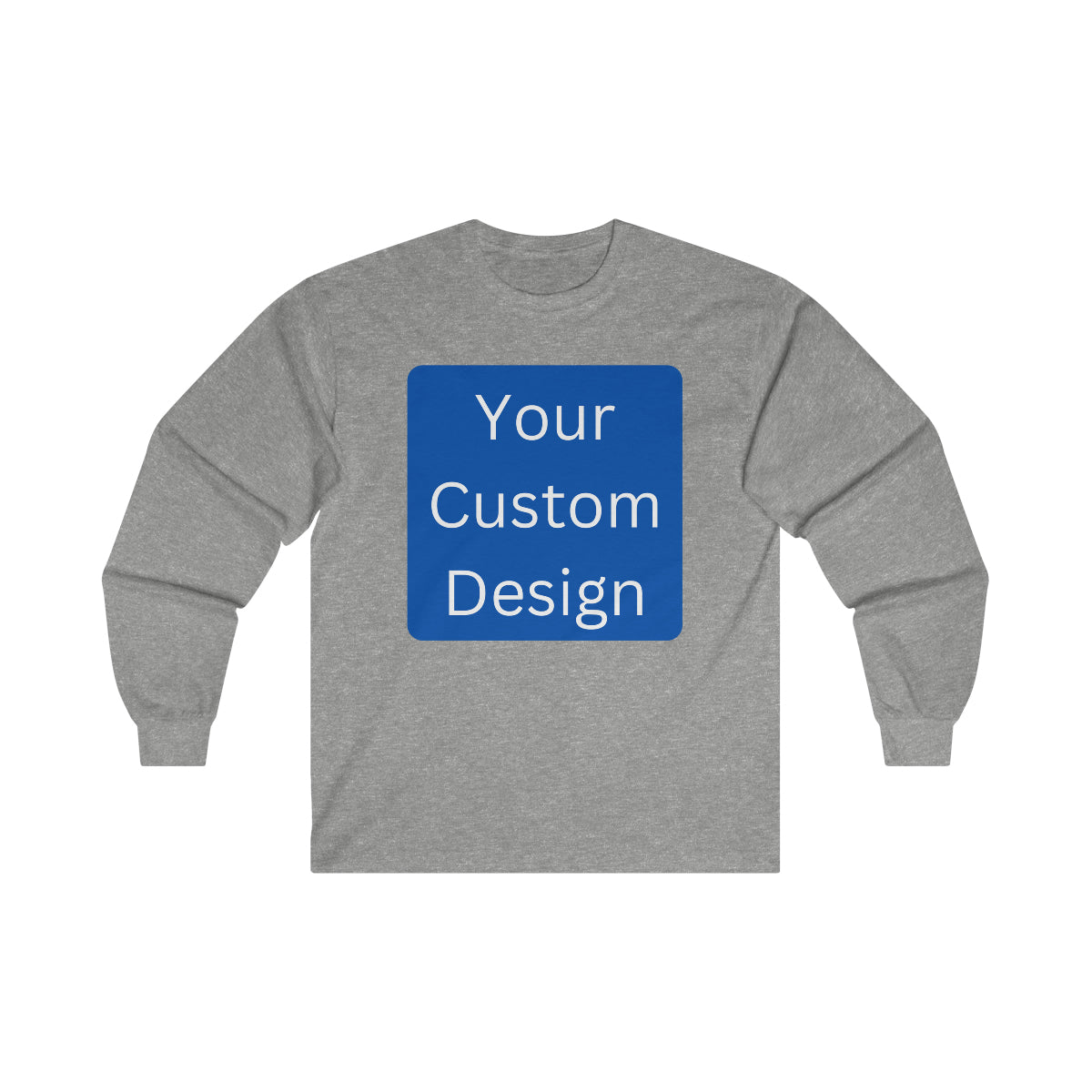 Ultra Cotton Long Sleeve Tee - (Front & Back Design)