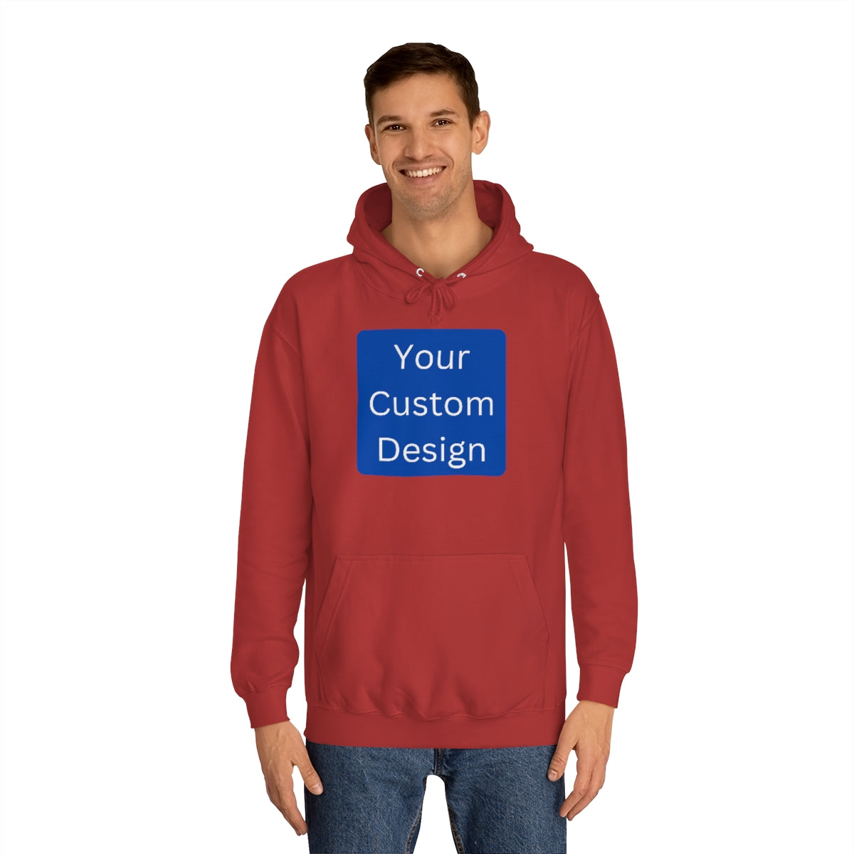 Unisex College Hoodie - Customization (Front Design Only)