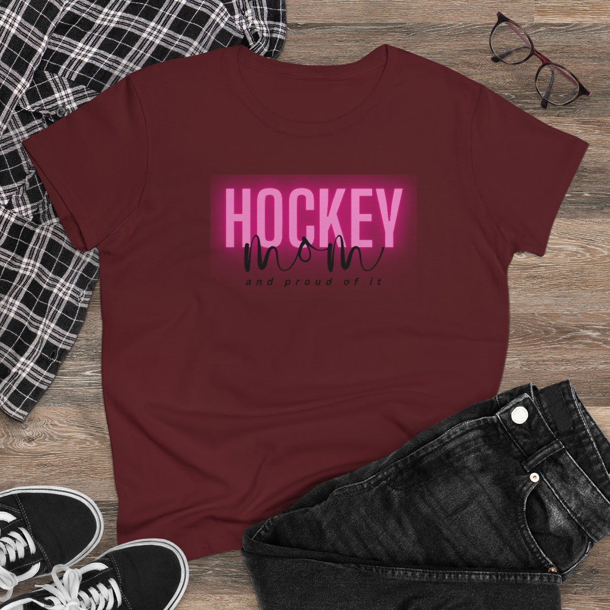 Hockey Mom and Proud of it - Ladies Tee