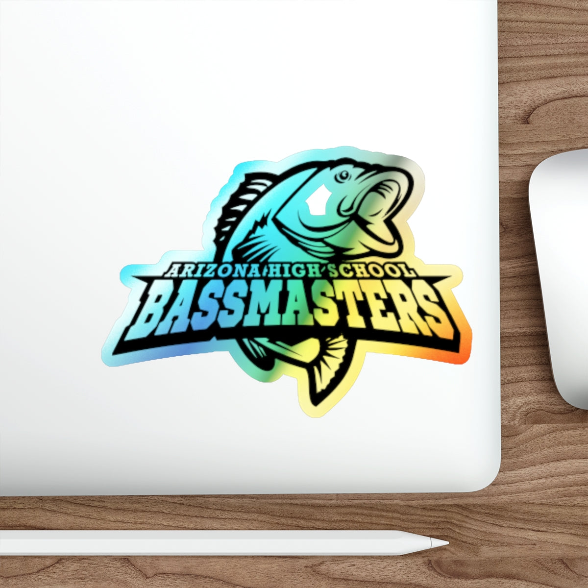 Holographic Die-cut Stickers - Junior Bassmasters High School