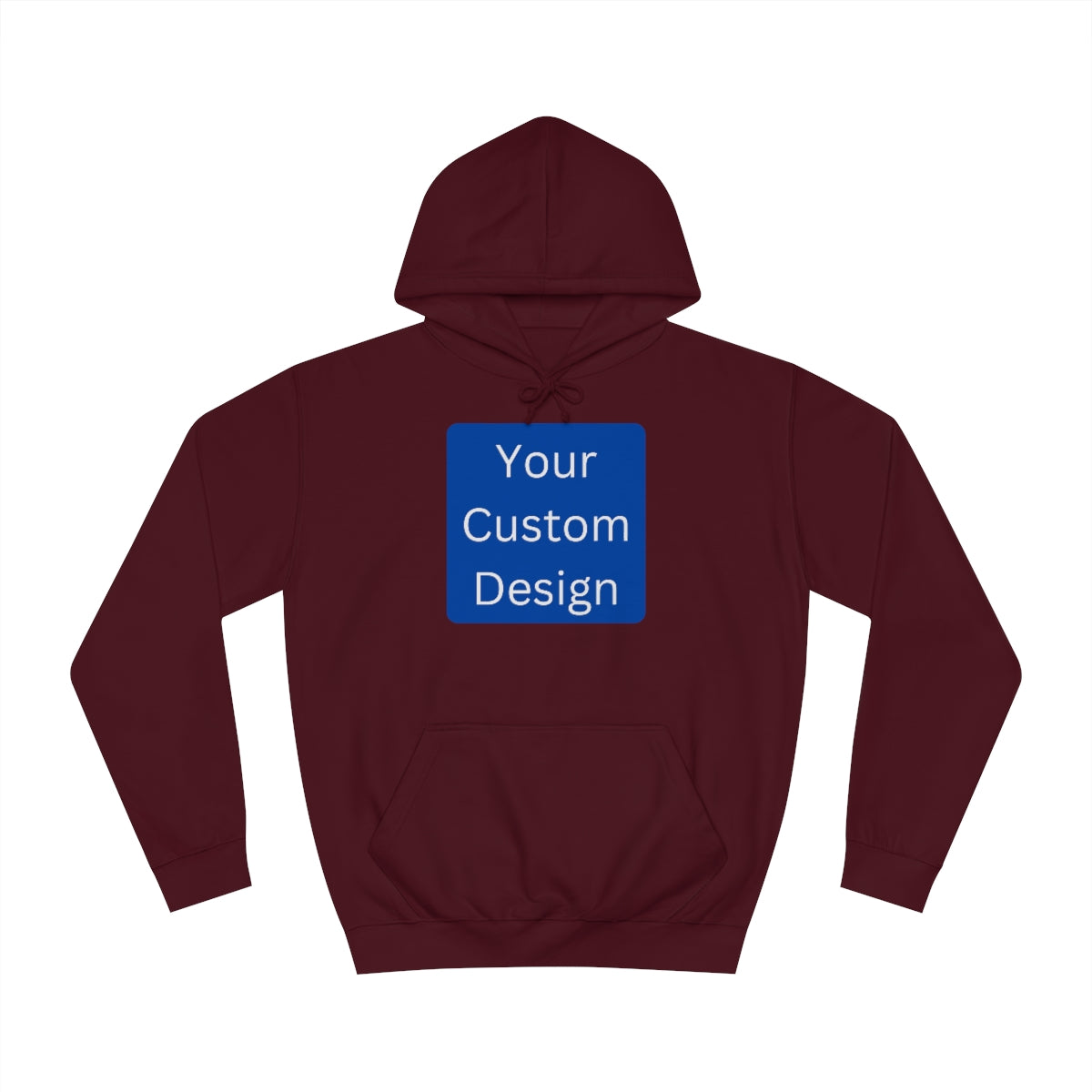 Unisex College Hoodie - Customization (Front Design Only)