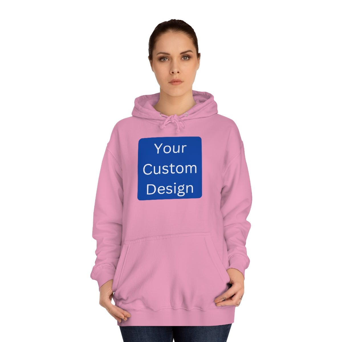 Unisex College Hoodie - Customization (Front Design Only)