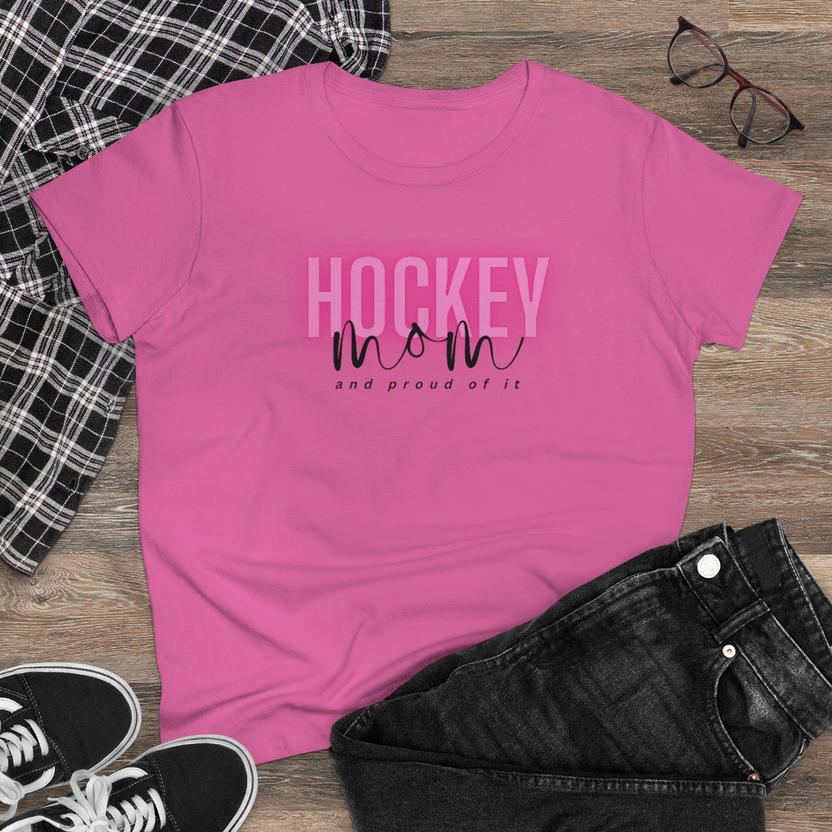 Hockey Mom and Proud of it - Ladies Tee