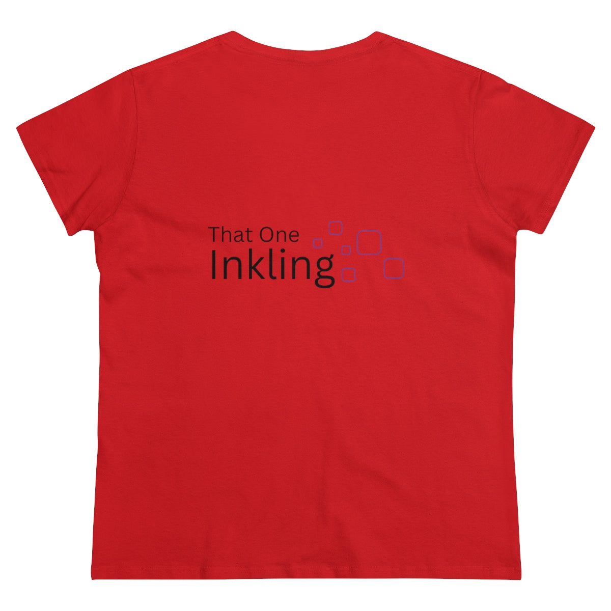 Women's Midweight Cotton Tee (Front and Back Design)