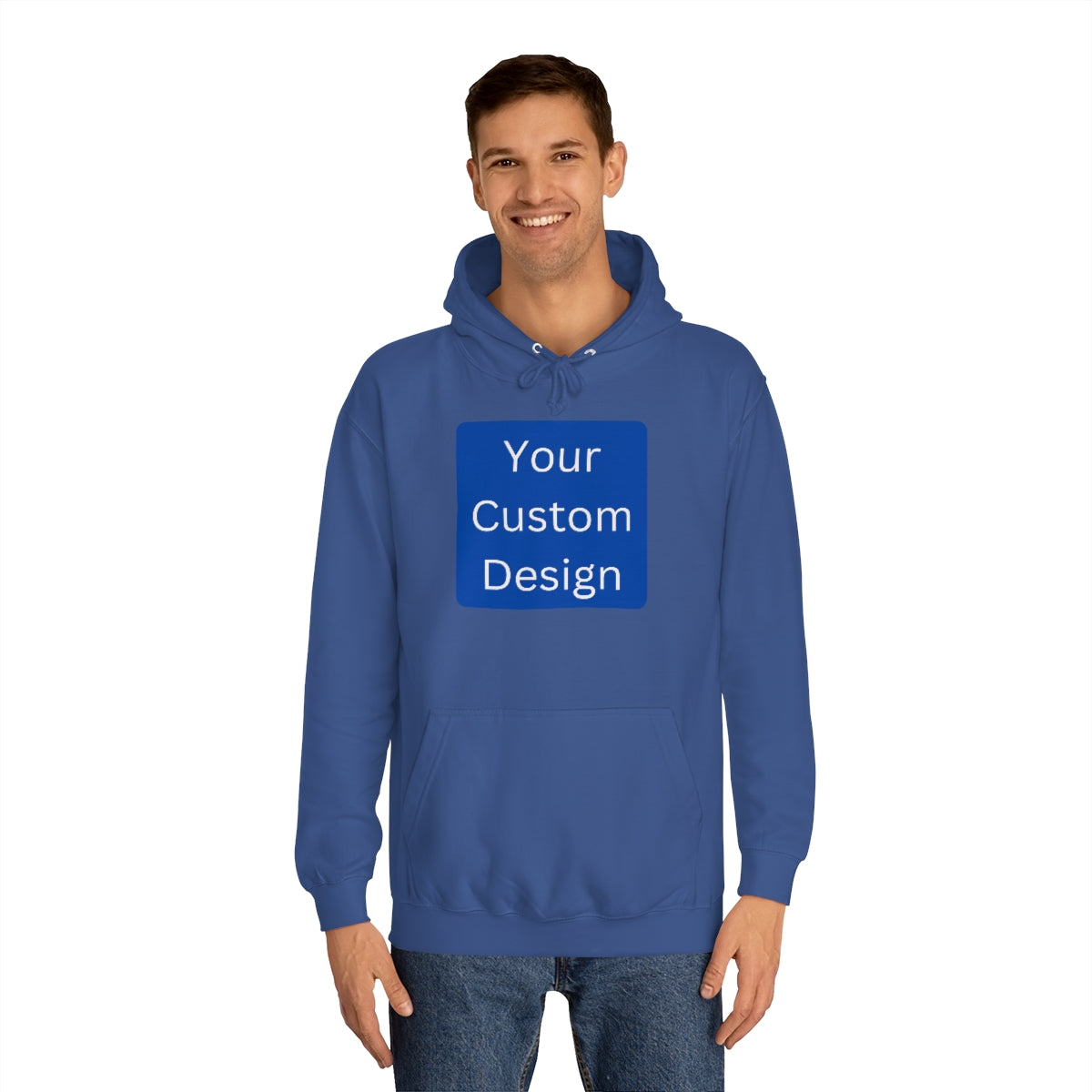 Unisex College Hoodie - Customization (Front Design Only)