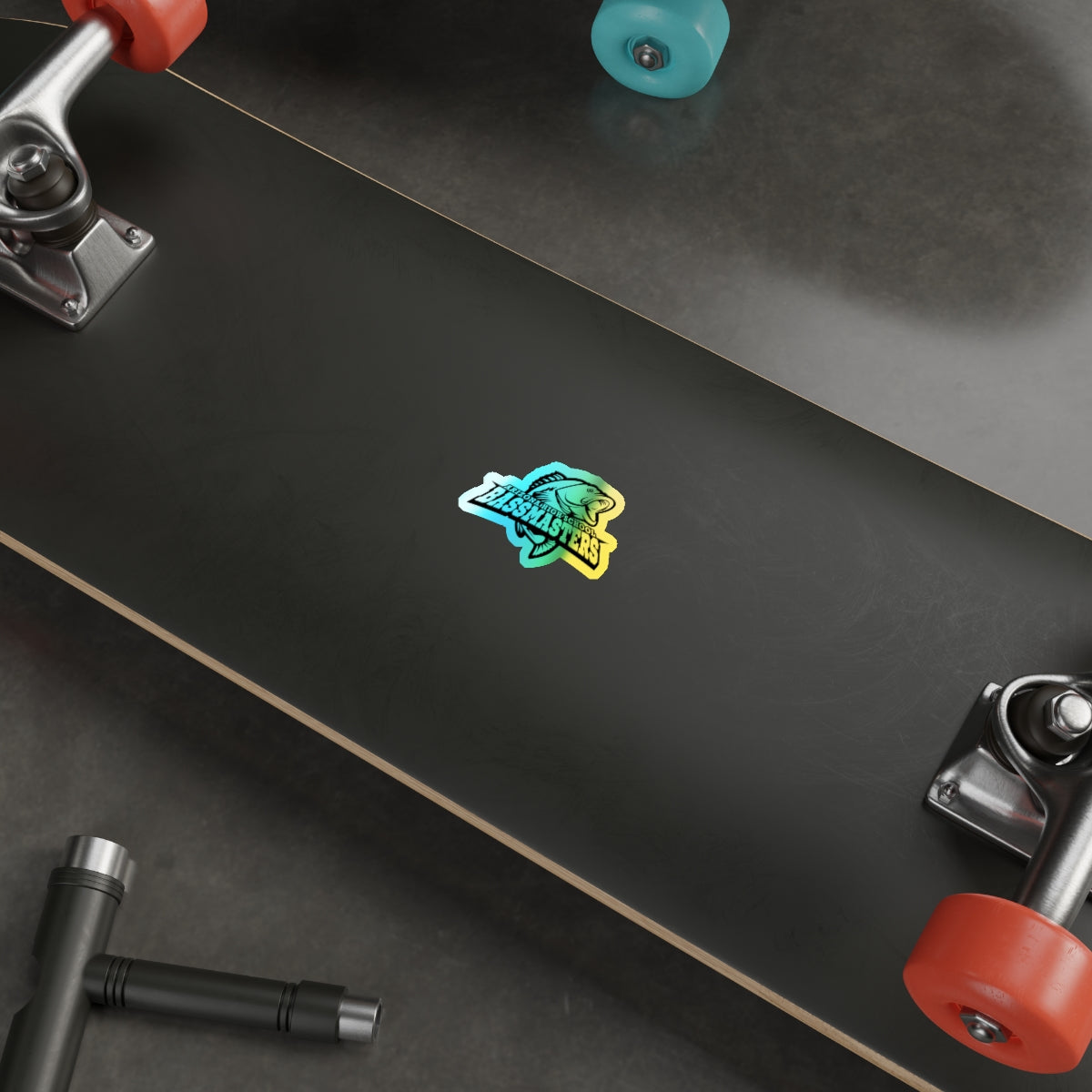Holographic Die-cut Stickers - Junior Bassmasters High School