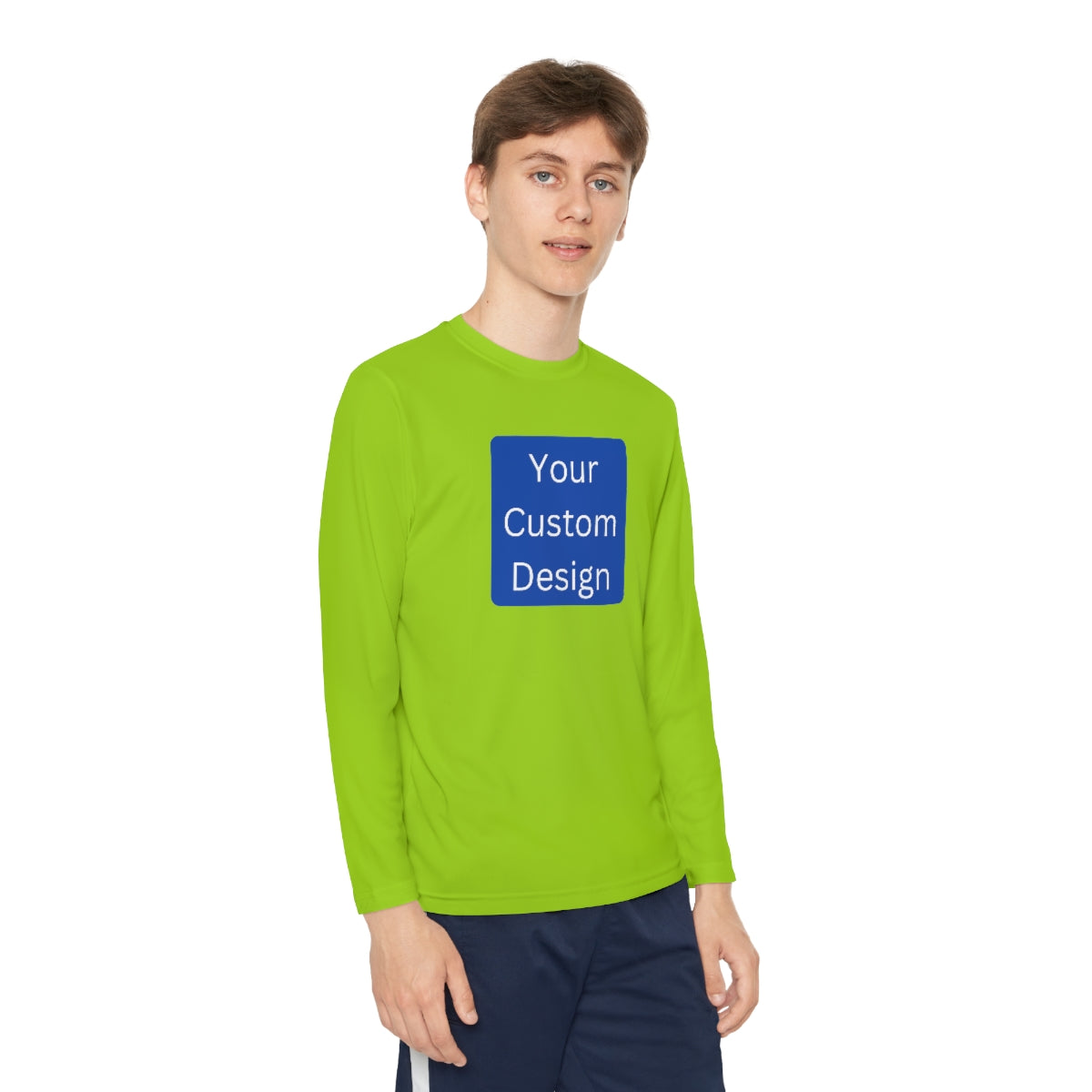 Youth Long Sleeve Competitor Tee (Front Design Only)