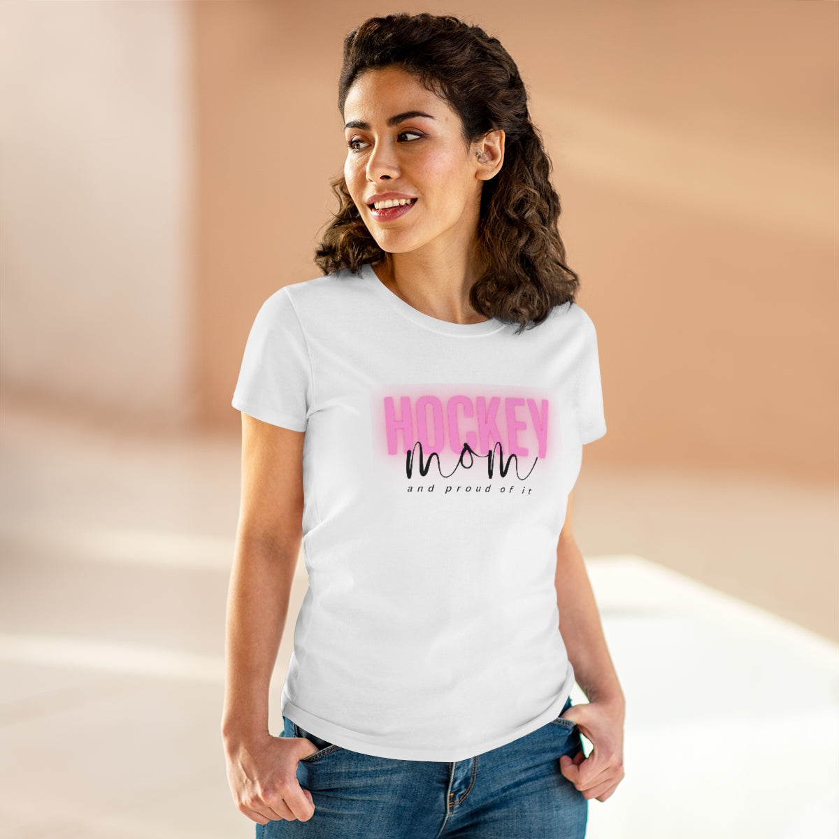 Hockey Mom and Proud of it - Ladies Tee