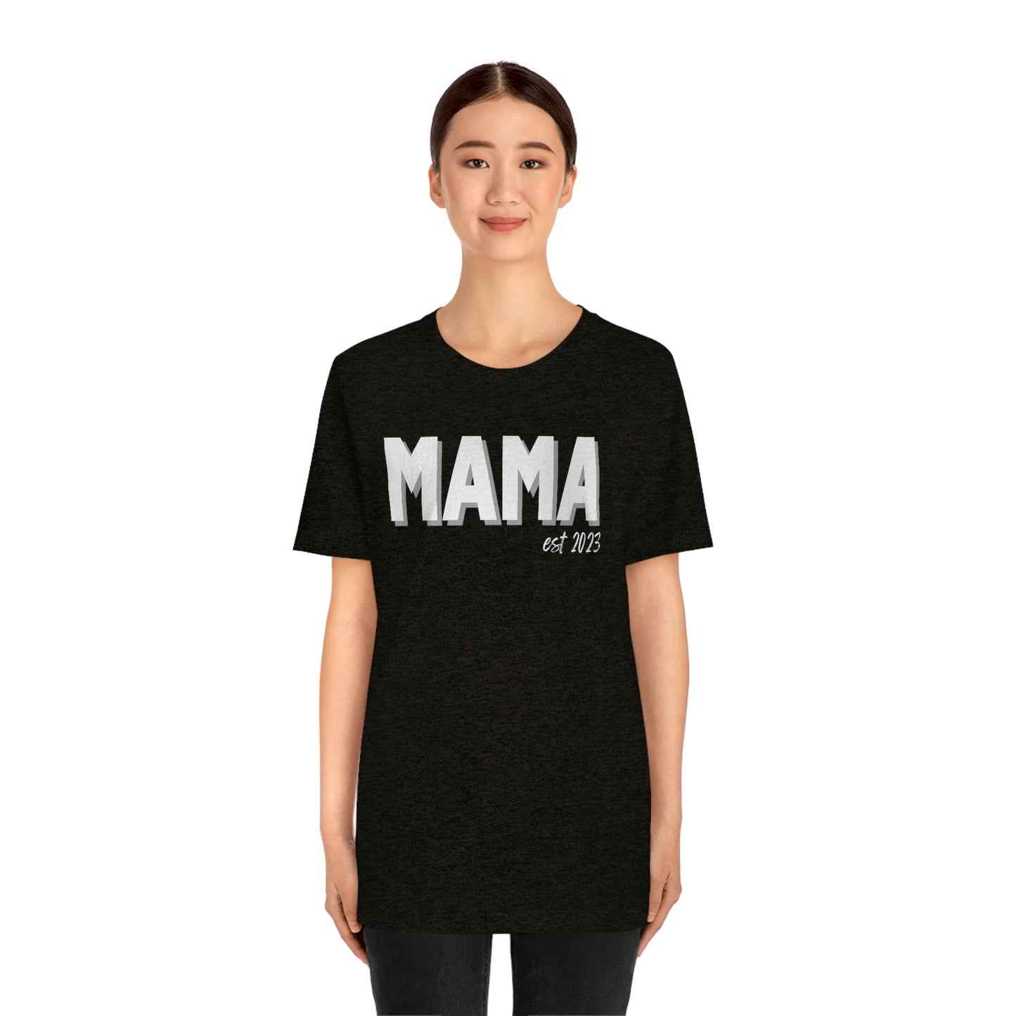 Mama est 2023 - Jersey Cotton Tee