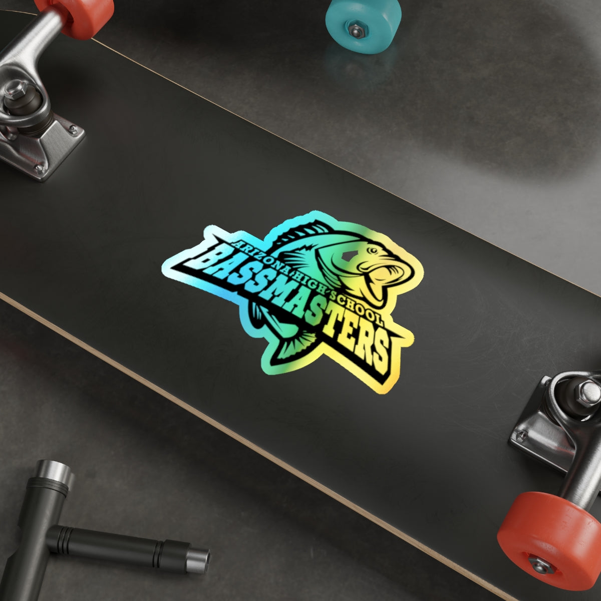 Holographic Die-cut Stickers - Junior Bassmasters High School