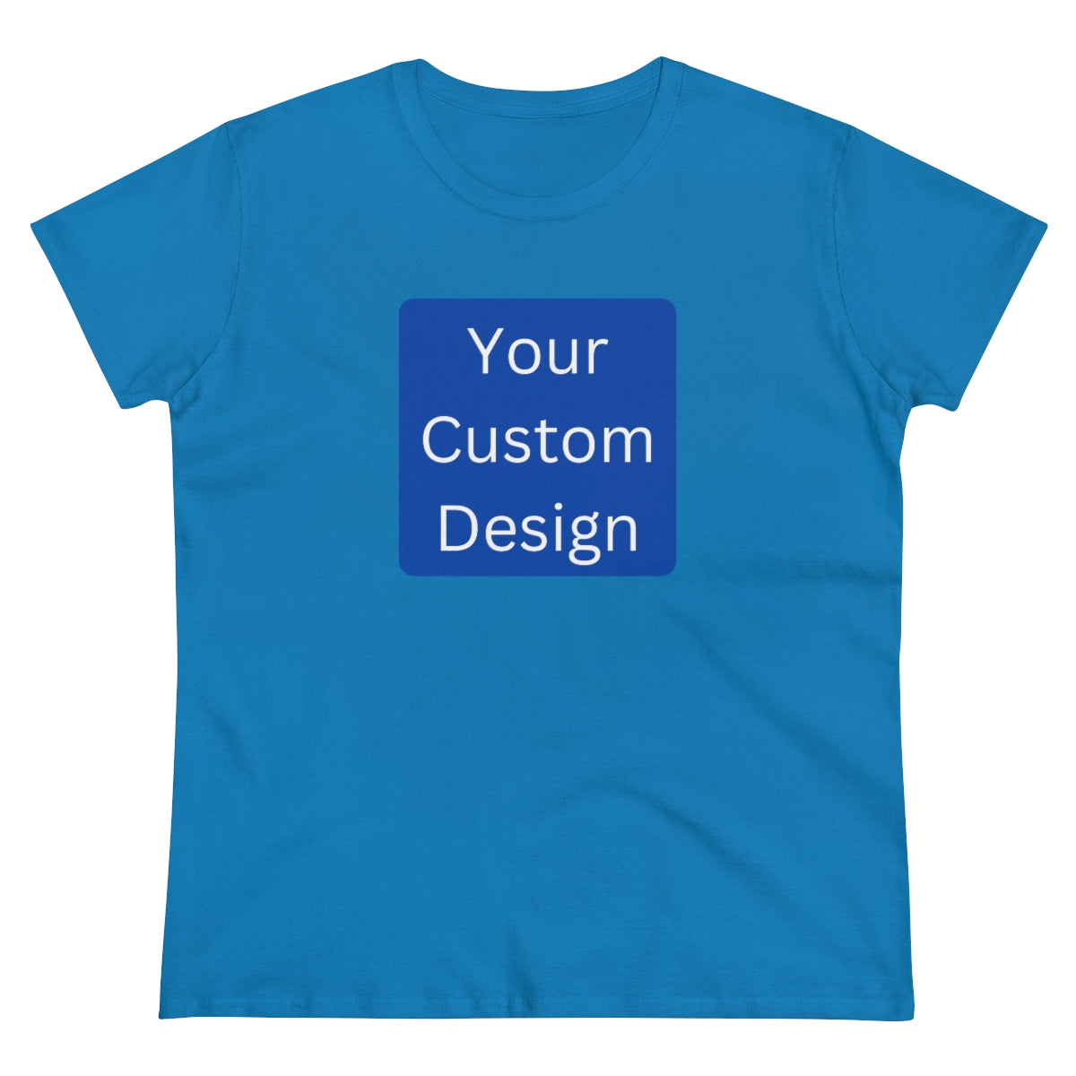 Women's Midweight Cotton Tee (Front and Back Design)